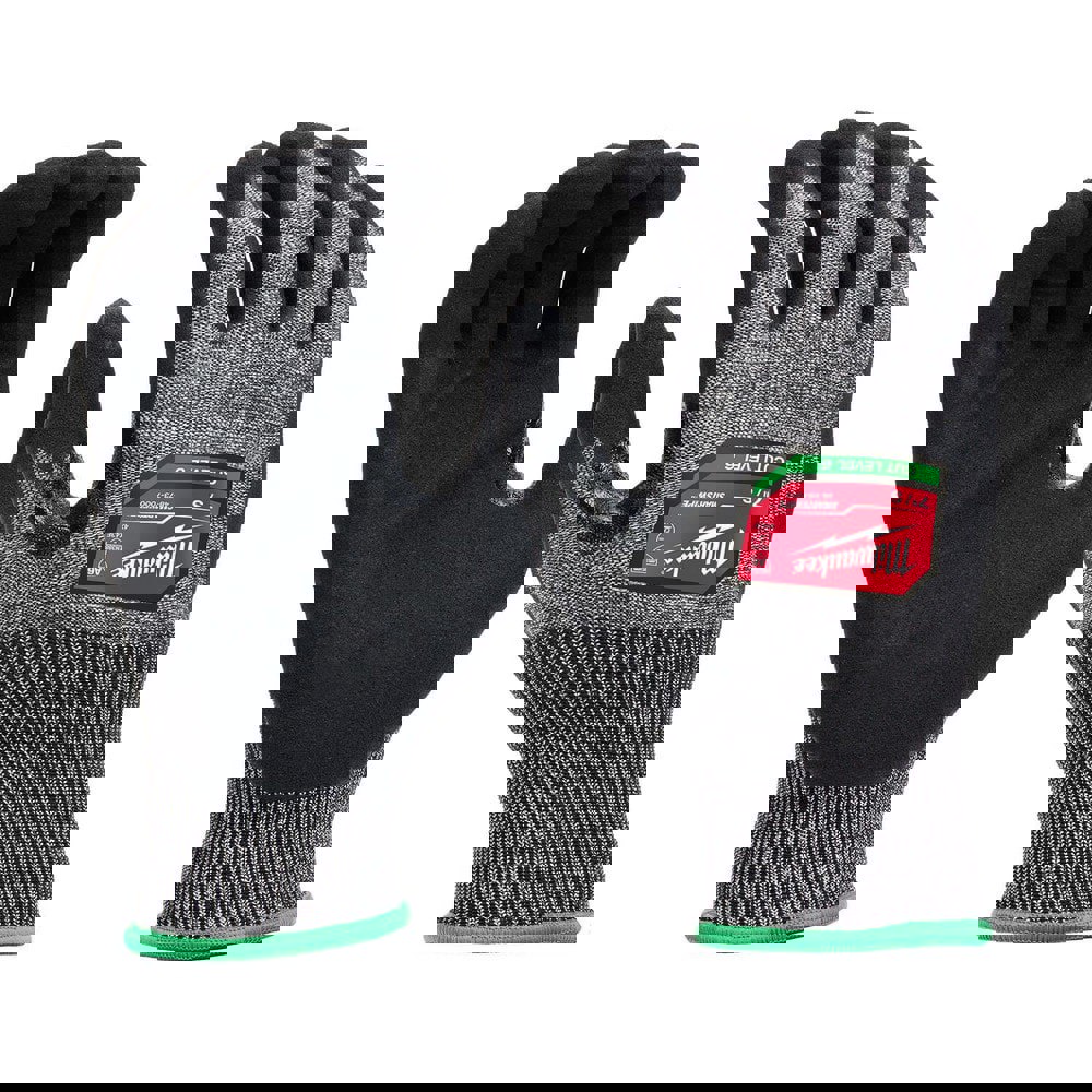 Puncture-Resistant Gloves: Size Small, ANSI Cut A6, ANSI Puncture 0, Nitrile & Polyurethane, High Performance Polyethylene